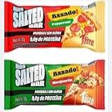 Barra De Proteína Salgada Taste Cookie Bar Salted Marguerita E Pepperoni De 50g-Mrs Taste-Kit 04 Unidades