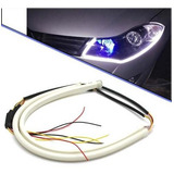 Barra Fita Led Flexível Angel Eye Drl Farol Audi Q5 Q7 R8