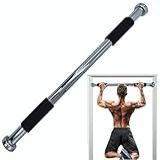 Barra Fixa Ajustável De Porta 62 100cm Para Exercícios Flexão Crossfit Calistenia E Musculação Suporta Até 100kg Profissional Pegada Em Espuma Macia Segura E Confortável