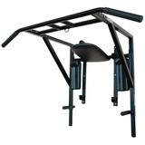 Barra Fixa Multifuncional 5 Em 1 Multifuncional Crossfit Pull up Cor Preto