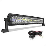 Barra Led Carro Farol Milha Automotivo 390w Lente Combo 56cm