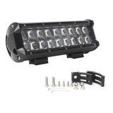 Barra Led Farol Auxiliar Milha 54w Off Road 23 Cm 6000k