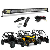 Barra Led Forte 111cm Automotiva Suporte X3 Off Road Ip67