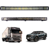 Barra Led Milha 504w Automotivo Caminhão 93cm 30v Universal