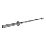 Barra Maciça 1 20m 25mm Rosca Para Treino Musculação Stiff