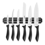 Barra Magnetica Suporte Tramontina Faca Régua Imã 38cm Inox