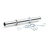 Barra Oca Com Presilhas Polimet 40cm Cor Cromada