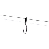 Barra Para Cozinha Em Aço Inox 40cm Com 6 Ganchos Suporte