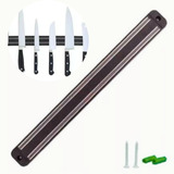 Barra Régua Magnética Imã Suporte Facas Ferramentas 33 Cm