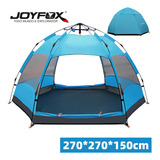 Barraca Camping Iglu 5 8 Lugares Fácil De Montar Uso Duplo Cor Azul Joyfox