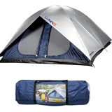 Barraca Camping Luna Para 8 Pessoas Impermeável Azul Mor