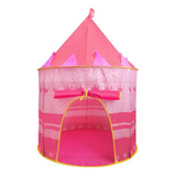 Barraca Castelo Infantil Fácil Montagem Cabana Cor Rosa