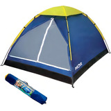 Barraca De Acampamento Até 4 Pessoas Modelo Iglu Azul Mor 4 Lugares