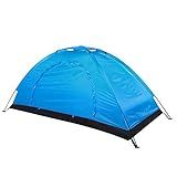Barraca De Cúpula Familiar Para 1 Pessoa Barracas Familiares Para Camping Barraca De Mochila Leve à Prova D água à Prova De Vento Para Acampamento Caminhadas Montanhismo Caça à Praia Azul