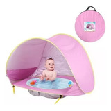 Barraca De Praia Infantil De Proteção Solar Com Piscina