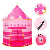 Barraca Infantil Castelo Rosa Princesa 105 X 135 Cm Etitoys