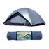 Barraca Luna Grande 7 Lugares C/sobreteto Mor Cor Prata/azul