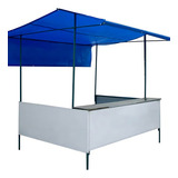 Barraca Para Feira De Pastel R2 1 5m Desmontável Cor Azul