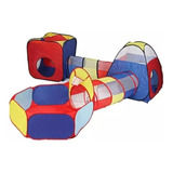 Barraca Playground Toca Infantil Colorida 5 Em 1 C Túnel