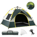 Barraca Tenda Camping Automatica 3 Pessoas Acampamento Praia Cor Verde