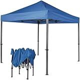 Barraca Tenda Gazebo 2x2 Sanfonada Aço Galvanizado Para Feira Laser Praia Camping Estande Casamento Jardim Azul 