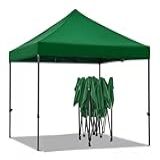 Barraca Tenda Gazebo 3x3 Sanfonada Aço Galvanizado Para Feira Laser Praia Camping Estande Casamento Jardim Verde 