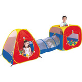 Barraca Toca Infantil 3 X 1 C 150 Bolinhas Braskit C Túnel