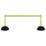 Barreira De Salto De Plástico 32cm Preto Amarelo Muvin