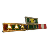 Barreta Militar Placa Com Quatro Barretas Com Imãs 