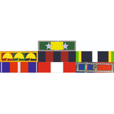 Barreta Militar Placa Com Sete 7 Barretas Com Imãs 