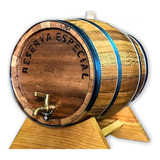 Barril Amburana 5 Litros Pinga Cachaça Whisky Torneira Metal