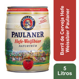 Barril Cerveja Paulaner Hefe Weissbier Naturtrub