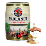Barril Cerveja Paulaner Hefe Weissbier Naturtrub 5 Litros