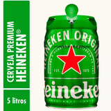 Barril Chopp Heineken 5l Premium Cerveja