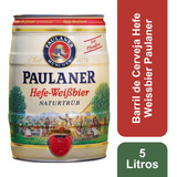Barril De Cerveja Hefe Weissbier Naturtrub 5 Litros Paulaner