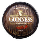 Barril Decorativo De Parede Guinness Cerveja
