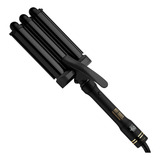 Barril Digital Hair Waver Hot Tools Pro Artist Black Gold Di