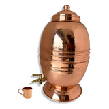 Barril Em Cobre 5 Litros Estanhado Canequinha De Brinde