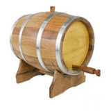 Barril Tonel Carvalho 3 Litros Cachaça Pinga Whisky Dorna 3