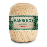 Barroco Maxcolor 400gr Círculo Crochê Tricô Cor Amarelo Candy