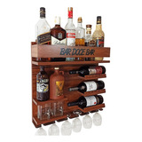 Barzinho De Parede Para Bebidas Porta Copo Bar Doce Bar Im