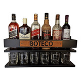 Barzinho De Parede Preto Whisky Presente Diferenciado