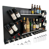 Barzinho Parede Adega Bar Grande Decoração 100 Mdf Oferta