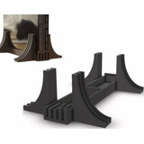 Base 3d Preta Playstation 2 Slim Ps2 Vertical