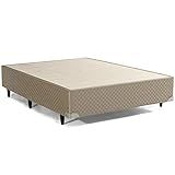 Base Cama Box Herval Casal Pallace  39x138x188 Cm  Suede Bege
