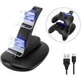 Base Carregador 2 Controles Xbox One S X Suporte Torre Duplo