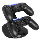 Base Carregador Duplo Led Suporte 2 Controles Dualshock Ps4
