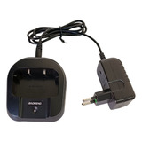 Base Com Fonte Bivolt Para Walkie Talkie Uv 6 Baofeng Nf
