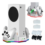 Base Cooler Xbox Series S Carregador Controle Bateria 800mah