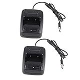 Base De Carregamento 2pcs Walkie Talkie Para Baofeng Bf666s Bf777s Bf888s Carregador De Bateria Usb Com Indicador De Carregamento